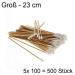 500x Large Cotton Swabs - Kosmetex Wooden Stick with Cotton Head | Perfect for Beauty & Hygiene - International Shipping Available - Buy Online on SooperMarket.com