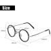 Retro Round Resin Reading Glasses for Presbyopia - Lightweight Magnifying 1.0/1.5/2.5/3.0/3.5 Strength | Fatigue Relief - Buy Online on SooperMarket.com