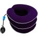 Purple Inflatable Cervical Neck Traction Device for Neck Pain Relief - Buy Online on SooperMarket.com