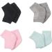 Buy 4 Pairs Gel Heel Socks - Moisturizing Spa Socks for Soft Smooth Skin | Comfort Day & Night Care - Buy Online on SooperMarket.com
