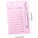 Mikinona Magnetic Eyelash Board Hand Plate Lashes Magnetic False Eyelashes Pallet Holder Eyelash Grafting Supplies Lash Storage Board Eyelash Holder Accessories Acrylic Epoxy Pink 14.3x9.4cm Pink - Buy Online on SooperMarket.com