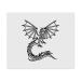 2 x Microfiber Cleaning Cloths "Dragon in Flight" (LC00025116)