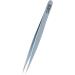 Rubis splinter tweezers - pointed tweezers for splinters and ingrown hairs - pointed tweezers (light blue)