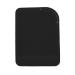 Heat Resistant Mat for Curling Iron, Flat Irons and Hair Straightener Hair Styling Tools 9" x 6.5", Food Grade Silicone, Black