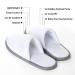 Spa Slippers Closed Toe - 12 Pairs Disposable Hotel Indoor Fluffy Coral Fleece - White 12 Pair Pack - Buy Online on SooperMarket.com
