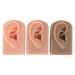 3-Part Soft Silicone Ear Model - Flexible & Reusable Right Ear in 3 Colors | Ideal for Teaching & Demonstrations - Buy Online on SooperMarket.com