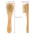 Natural Soft Bristle Face Cleansing and Exfoliating Brush - Wood Handle Facial Scrubber for Men and Women - Buy Online on SooperMarket.com