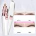 Eyebrow Trimmer & USB Rechargeable Facial Hair Remover - 2 in 1 with 3D Floating Shaver Net & LED Light for Perfect Eyebrows - Buy Online on SooperMarket.com
