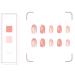 Luvadeyo 24 Pcs Medium Press on Nails - Orange French Fake Nails with Nail Glue | Buy Online Internationally - Buy Online on SooperMarket.com