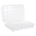 OSALADI Egg Carton Eggs Plastic Egg Trays Egg Holder Fridge Plastic Pallet Egg Drying Case Food Egg Box