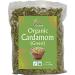 Jiva Organic Green Cardamom Pods Whole - Non-GMO, Premium Quality, Jumbo Size - 3.5 Ounce Bag