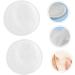 Balacoo 200 Pcs Overlock Cotton Makeup Pads - Thick Absorbent Facial Washing Patches & Remover Pads for Travel - 6x6cm Round Cosmetic Pads - Buy Online on SooperMarket.com