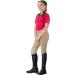 Horze Kids' Short Sleeved Equestrian Sun Shirt - Pink/Peacoat Dark Blue - XL (EU 158-164) | Moisture-Wicking, UV Protection, Mesh Under-Sleeves - Buy Online on SooperMarket.com