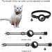 Hepplly Reflecting Airtag Cat Neck Band with Bell & Holder - Safe & Stylish Kitten Collar (Hellblau) | International Shipping Available - Buy Online on SooperMarket.com