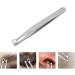1pc Nose Hair Scissors Nose Hair Remover Eyelash Tweezers Eyebrows Hair Removal Round Tip Nasal Hair Tweezers Eyebrow Clippers Trimmer Nail Baby Pluck Hair Stainless Steel Slicer - Buy Online on SooperMarket.com