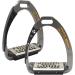 Premium Carbon/Black Safety Stirrups for Riders - Maximum Comfort & Modern Design | International Shipping - Buy Online on SooperMarket.com