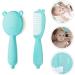 TOYANDONA 1 Set Baby Hair Brush and Comb Set for Newborns and Toddlers Baby Massage and Scalp Brush Ideal for Baby Cradle Cap Baby Shower Registry Gift Blue - Buy Online on SooperMarket.com