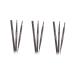 Angoily 3pcs 2 1 Eyebrow Pen Gothic+mirror Eyebrow Pencils Eyebrow Brush To Rotate Five Colors