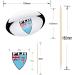 Fiji Flag Rugby Ball Food & Cupcake Picks Toppers Party Decorations (14 Pack) - Buy Online on SooperMarket.com
