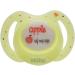 Glow in the Dark Silicone Bow Tie Baby Pacifiers - BPA Free Oval 2 Pack - Buy Online on SooperMarket.com