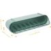 KOMBIUDA 1 PC Slide Egg Collection bandejas para comida Household Egg Organizer Double Layer Food Container Green 28.5X15CM - Buy Online on SooperMarket.com