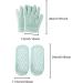Moisturizing Gel Socks & Gloves Set for Cracked Feet Repair | Reusable Spa Foot Care - Green - Buy Online on SooperMarket.com