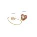 Gold Baby Pacifier Set with Rhinestones | Lightweight Pacifier for 6-18 Months | Stylish Baby Essential - Buy Online on SooperMarket.com