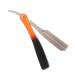 Beard Blade Holder Zinc Alloy Beard Blade Holder with Gradient Color Foldable for Salon (Silver)