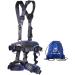 CroSight Climbing Seat Belt | Caving & Rock Climbing Equipment | Rappelling & Rescuing Gear | Black & Dark Blue - Buy Online on SooperMarket.com