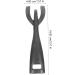 OFFSCH Steak Plate Fork Toaster Oven Pan Stainless Steel Frying Pan Metal Cooking Utensils Bowl Gripper Fajita Skillet Clip Stainless Frying Pan BBQ Clamps Cookware Holder BBQ Clips Black - Buy Online on SooperMarket.com