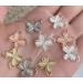 Manicure jewelry luxury wearable cat's eye butterfly alloy zircon explosions nail diamond nail ornament (Color : 2 Size : 10 pieces) 10 pieces 2 - Buy Online on SooperMarket.com