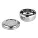Premium Shaving Soap Peel for Men Wet Shaving Cup with Silver Metal Shell Lid & Anti-Skid Base - Buy Online on SooperMarket.com