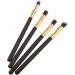 Baluue 12 Pcs Eye Make-up Brush Kit Concealer Brushes Cream Eyeshadow Glitter Eyeshadow Foundation Makeup mediumx3pcs Black+goldx3pcs - Buy Online on SooperMarket.com