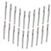 NOLITOY 20pcs Makeup Brush with Cover Resin Lipstick Pen Eye Makeup Brushes Lip for Makeup Lip Applicator Glossy Lipstick Lip Balm Artificial Fiber Transparent Rod Lipstick Brush
