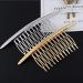 Vasana 2-Piece Gold & Silver Elegant Alloy Hair Combs for Women & Girls - French Twist Kamm Grips & Styling Tools - Buy Online on SooperMarket.com
