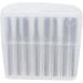 Wax Guard Filters 8Pcs Plastic Hear Clear Filters with Transparent Container Cerumen Stop Cleaning Tool Kit Protective Hearing Assistance Accessories (Black) - Buy Online on SooperMarket.com