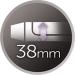 Remington Pro Big Curl 38mm Curling Tong - Fast Heat Up - Ceramic Coating - CI5538 Black - Buy Online on SooperMarket.com