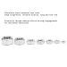 Nuts Hex Nuts Stainless Steel 360pcs Stainless Steel Hex Nuts Coarse Thread American System UNC Nuts Fasteners - Buy Online on SooperMarket.com