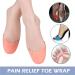 JHIALG Silicone Gel Toe Cushioning Covers - 2 Pair Ballet Dance Toe Caps for Girls & Women - Buy Online on SooperMarket.com