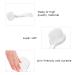 5pcs White Dust Brush Set for Nails - Nail Art & Manicure Brushes for Beauty & UV Gel Application - Buy Online on SooperMarket.com