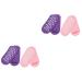 minkissy Shopping Cart 4 Pairs Gel Socks Vegetable Gel Care Products Miss Household Skincare Products