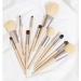 DFHBFG 12-Piece Makeup Brush Set | Soft Animal Hair Brushes for Eyes Powder Blush & Concealer | JoJo's Bizarre Adventure | International Shipping - Buy Online on SooperMarket.com