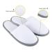 Spa Slippers Closed Toe - 12 Pairs Disposable Hotel Indoor Fluffy Coral Fleece - White 12 Pair Pack - Buy Online on SooperMarket.com