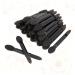 Baluue 150 Pcs Women Eyeshadow Brush Eye Shadow Applicator Double-end Eyeshadow Brushes Face Sponge Black - Buy Online on SooperMarket.com