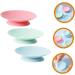 KALLORY Kids Bowl Suction Pad Set - 3pcs | Suction Cup Stickers | Silica Gel | Tricolor - Buy Online on SooperMarket.com