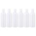 Minkissy 6pcs Portable Dispensing Empty Bottles Clear Water Bottle Refillable Shampoo and Conditioner Cosmetic Containers Shampoo Bottles Empty Shower Gel Bottle White Travel Lotion Filling