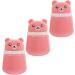 6 Pcs Healeved Baby Powder Puffs in Cute Dispenser Box - Travel Size Talcum Powder for Newborns - Pink, 10X7CM (2pcs) - Buy Online on SooperMarket.com