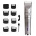 Xptieeck 1Set USB Rechargeable Hair Clipper Men Haircut Ceramic Blade Shave Hair Clipper ABS+PC