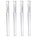 4 Pcs Silicone Lip Brushes Portable Lipstick Applicator Wands Mini Lip Scrub Brush for Lip Gloss 4PCS
