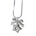 Oralgos adjustable necklace snake bones loop star trailer collarbone chain French style collarbone chain for women